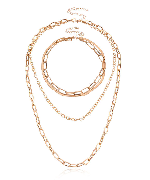 Goldtone Layered Necklace