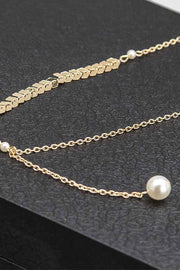 Elegant Ball Pearls Pendant Necklaces