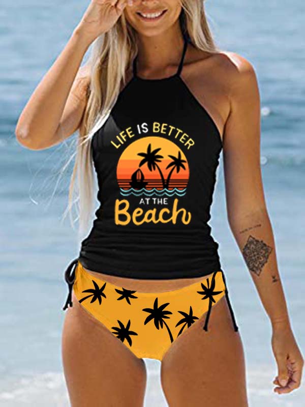 Life Is Better At The Beach Vacation Tankini