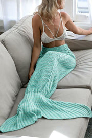 Soft Crochet Mermaid Blanket