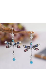 Dragonfly Rhinestone Earrings