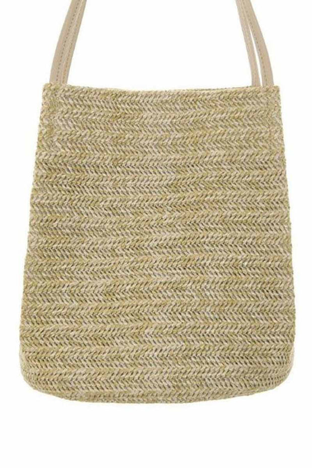 Woven Straw Beach Bag