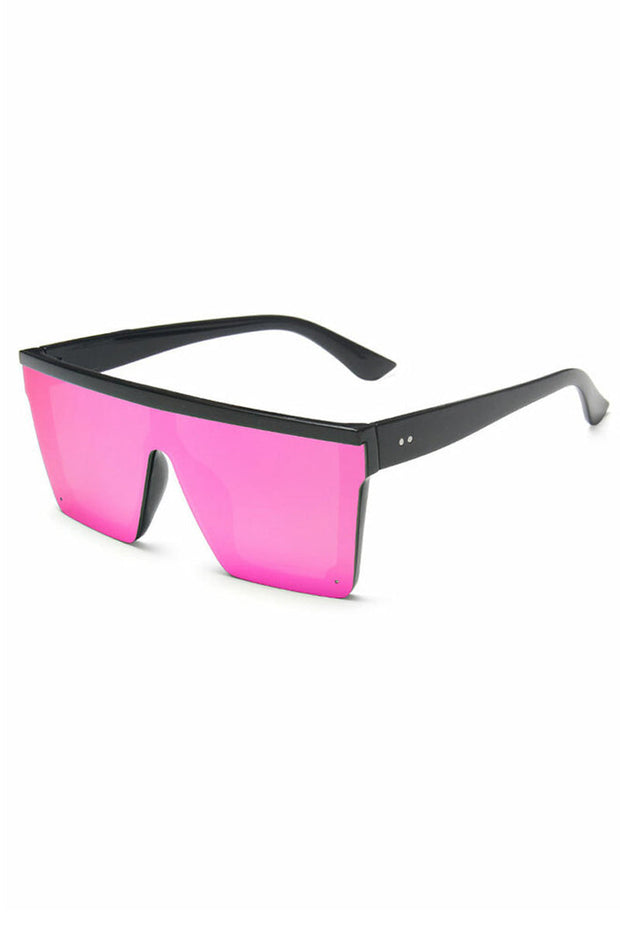 Square Frameless One Piece Sunglasses