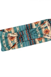 Ladies Fashion Retro Printing Multifunctional Headband