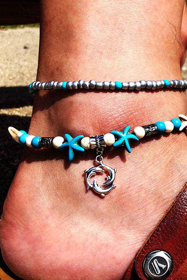 Fashion Turtle Anklet Set