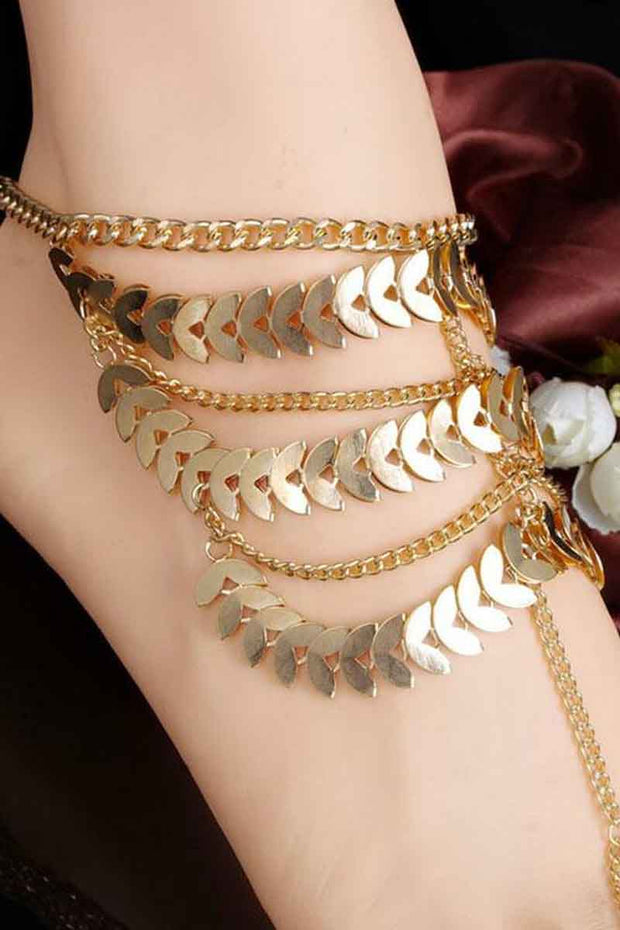 Gold Boho Anklet Chain