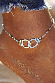 Funny Handcuff Trim Pendant Anklet