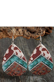 Vintage Leather Earrings