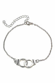 Funny Handcuff Trim Pendant Anklet