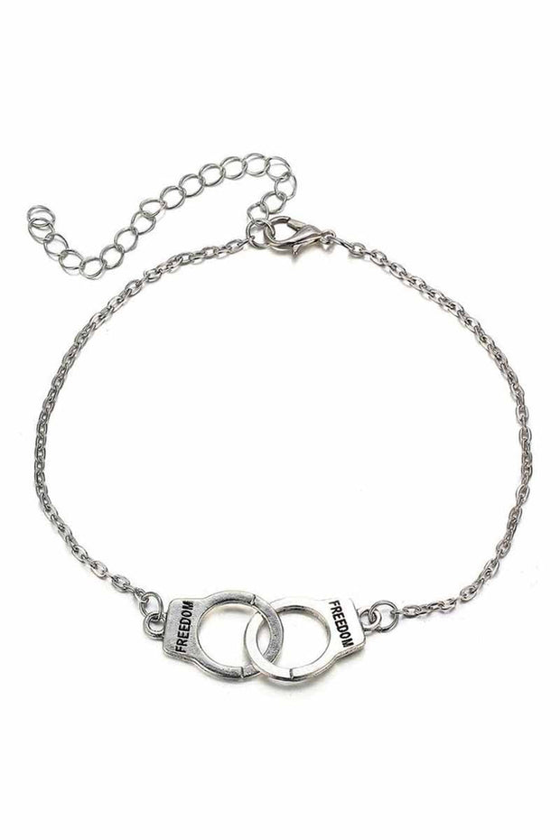 Funny Handcuff Trim Pendant Anklet