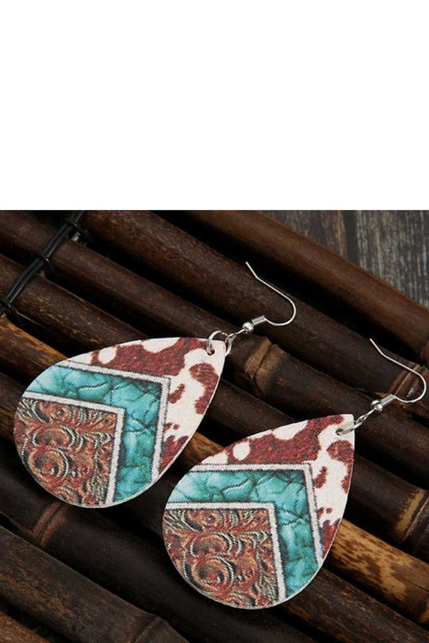 Vintage Leather Earrings